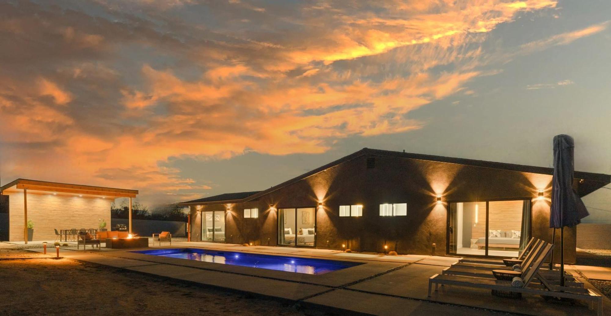 Luxury Retreat Villa Joshua Tree Exteriör bild